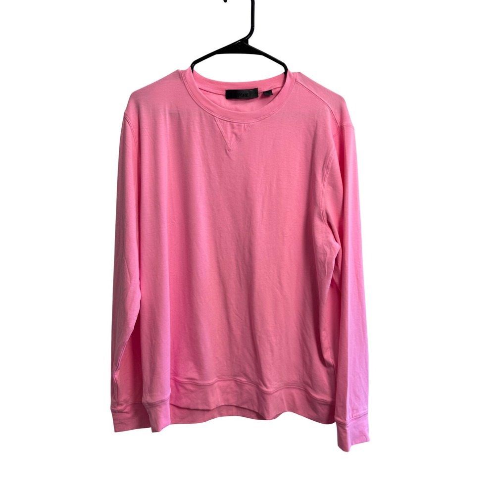 G/FORE Women's Pink Long Sleeve Crewneck Sweatshirt XL Performance Golfcore